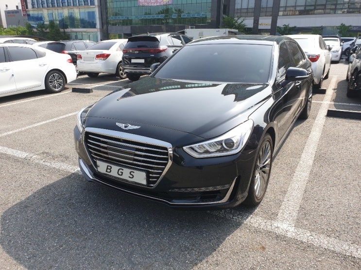  에쿠스 EQ900 LPG개조 전문 업체 비지에스 작업 전 픽업해오다!!