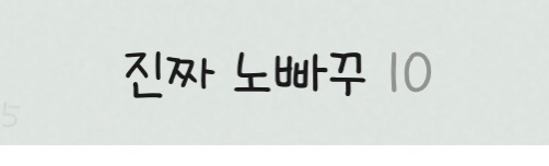  노빠꾸,,
