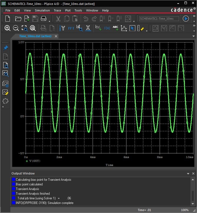 OrCAD PSpice A/D 사용법: 06.Time Domain 해석하기 : 네이버 블로그