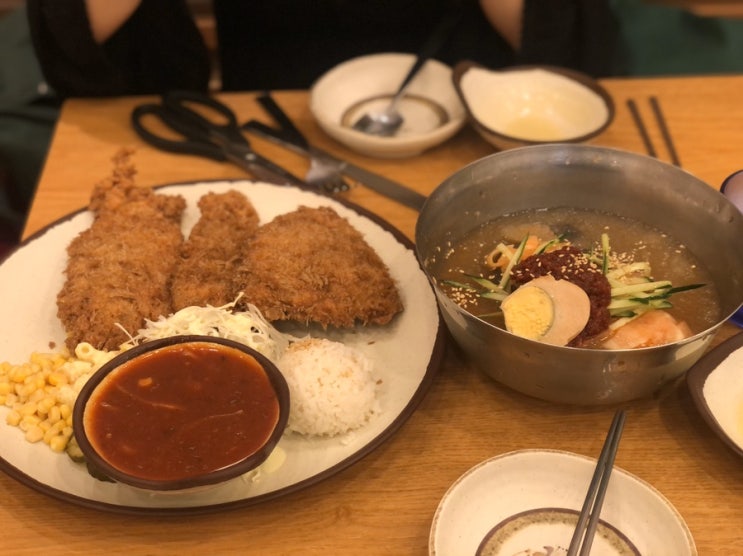 [분당 맛집] 서현역 주누돈까스냉면 ㄹㅇ존맛 ㅠㅠ추천