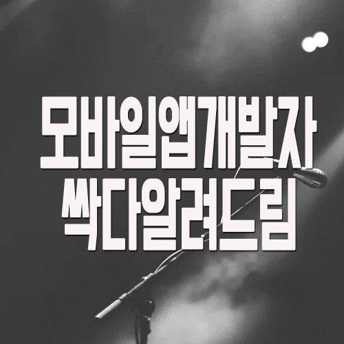  모바일앱개발자 : 어떤 걸 배우고 어떻게 취업할까?