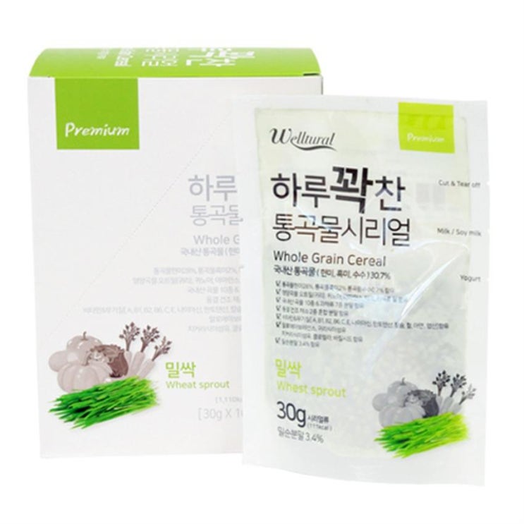  2020-06-08 기획잇템 웰츄럴 하루꽉찬 통곡물 시리얼 밀싹! 퀄리티가 좋은 제품 후기예요!