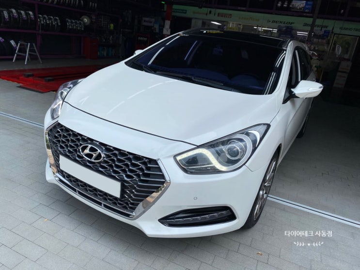  I40 미쉐린 크로스 클라이밋 플러스 교체 225 45 18 안산 사동 타이어테크