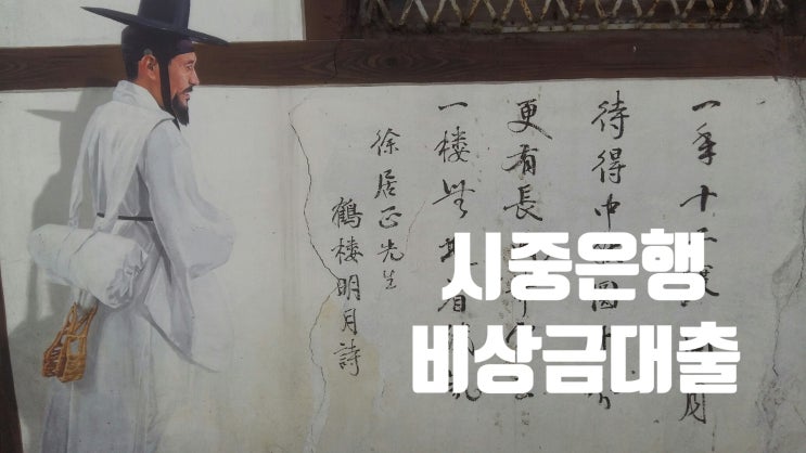  비상금대출(우리은행,농협은행,하나은행,카카오뱅크)한도,금리,조건 비교