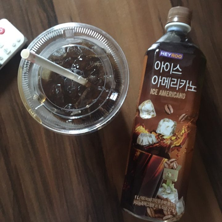 편의점 대용량 커피 리뷰, CU HEYROO 아이스 아메리카노 1L : 네이버 블로그
