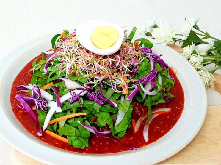  쟁반막국수 만드는법 ~ 재료와 양념장까지 맛보장