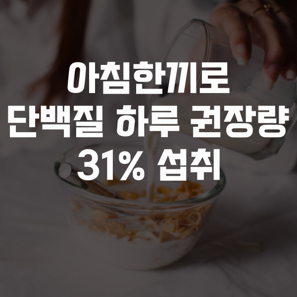  아침식사엔 캘로그 프로틴 그래놀라