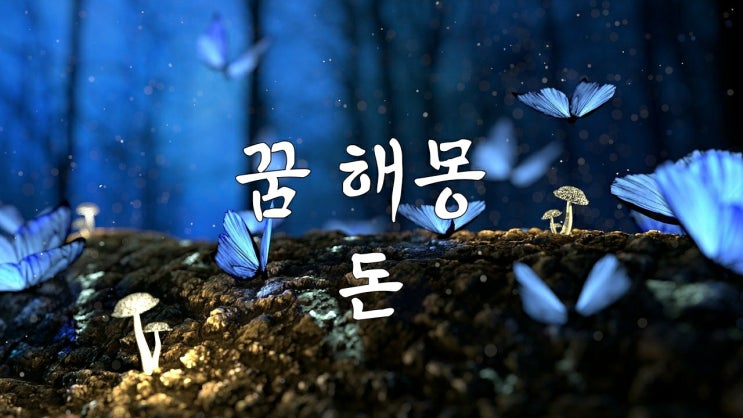  꿈 해몽  돈 꿈 돈 줍는 꿈 돈다발 꿈 돈벼락 꿈 동전 꿈