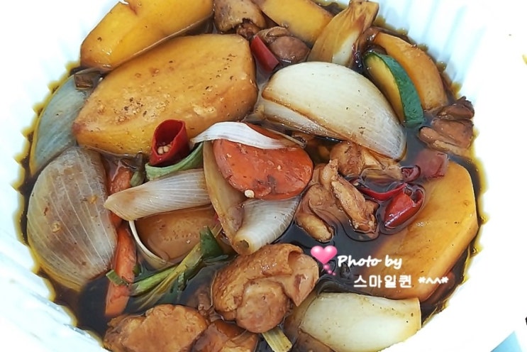  배달로 먹는 봉추찜닭~