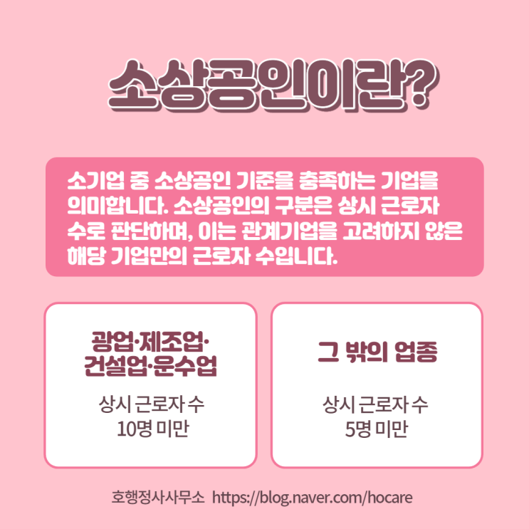  소상공인이란?