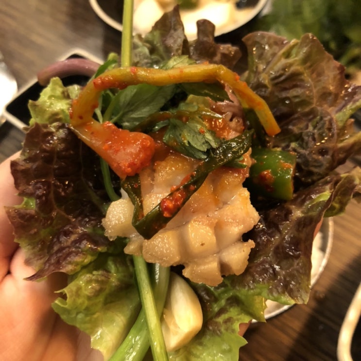  [구디맛집]미나리와 고기의 만남! 구워주는 고깃집 육풍