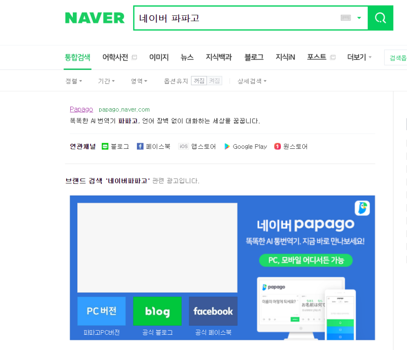 파파고 번역기 사용해본 기능과 장단점 네이버 블로그