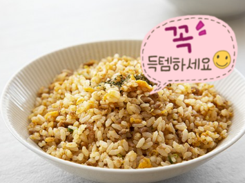 [간단한끼] 요리하면서도 땀이 나버리는 요즘,,! 간단하게 하지만 맛있게 풀무원황금밥알  (포크스크램블)