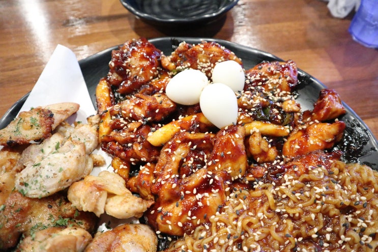  숯불향 가득한 영통치킨 꼬꼬아찌 숯불치킨 영통경희대점
