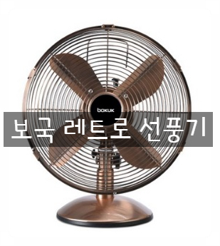  더위도 인테리어도 한 번에 잡는다 : 보국 레트로 선풍기