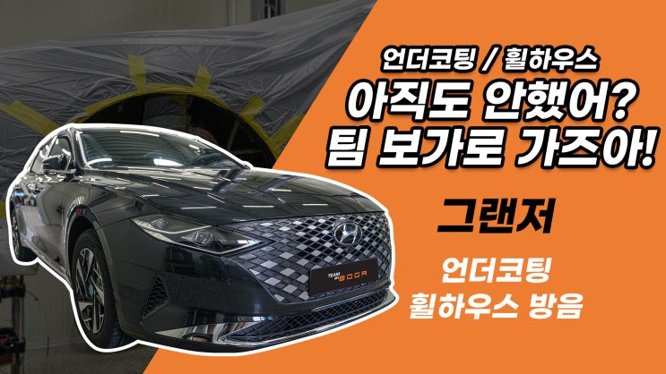  더뉴그랜져 언더코팅 - 팀보가