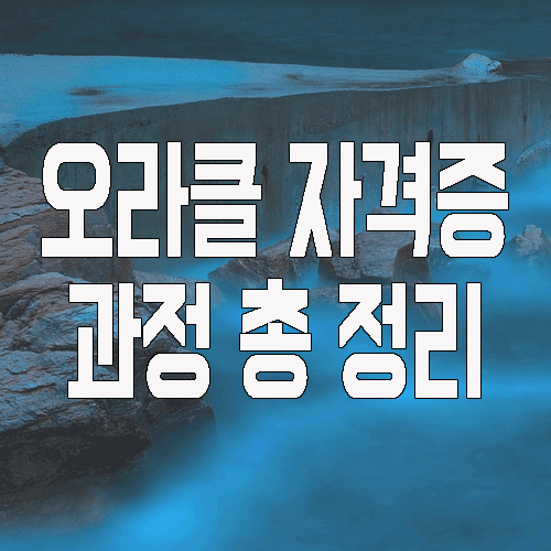  오라클 WDP : OCA 와 OCP 자격증 한 번에 취득하기