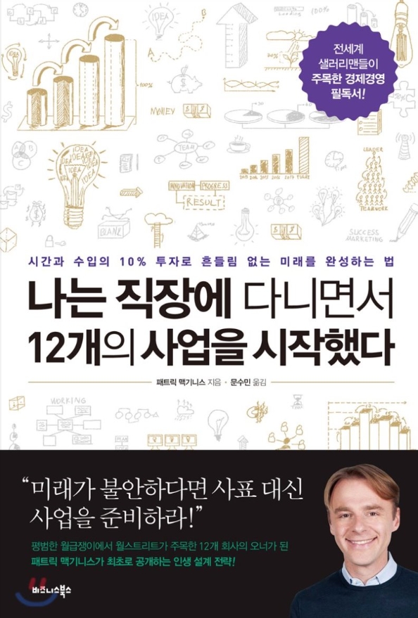 나는 직장에 다니면서 12개의 사업을 시작했다.