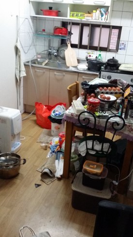 유품정리 20평대 빌라 독거노인