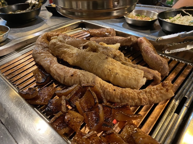  화곡동 맛집 마늘막창구이가떴다 (막창,가브리살,껍데기,냉면)
