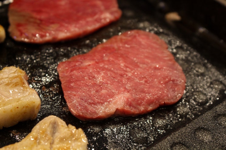  동백섬맛집 :)회전고기집이 부산에!? 회전초밥이 아닌 회전고기가 나오는 '미육'