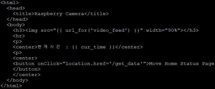 라즈베리파이를 이용한 우리집 CCTV 구현하기-카메라영상 웹페이지로 스트리밍(feat Flask, PiCamera, OpenCV,Generator)