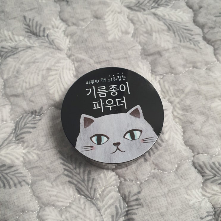  다이소 기름종이 파우더 (흐음....)