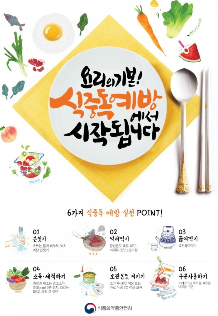  [식중독 예방] 요리의 기본! 예방은 필수