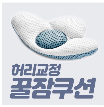  허리교정 꿀잠쿠션