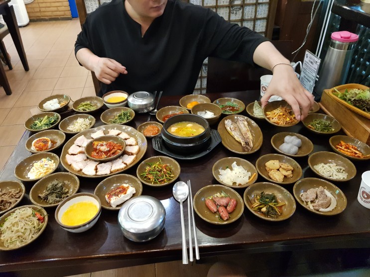저렴한 가격에 30첩 반상이!! 갓 혜자 남양주 김삿갓밥집 맛집 인정