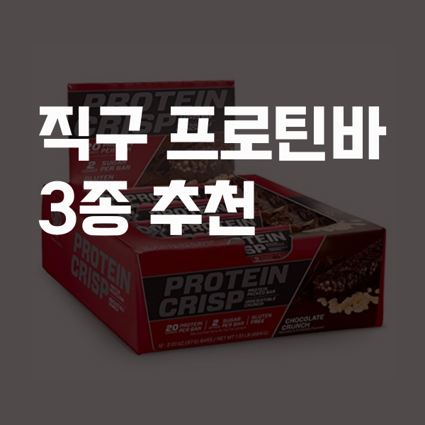  로켓 직구 프로틴 바 3종 추천