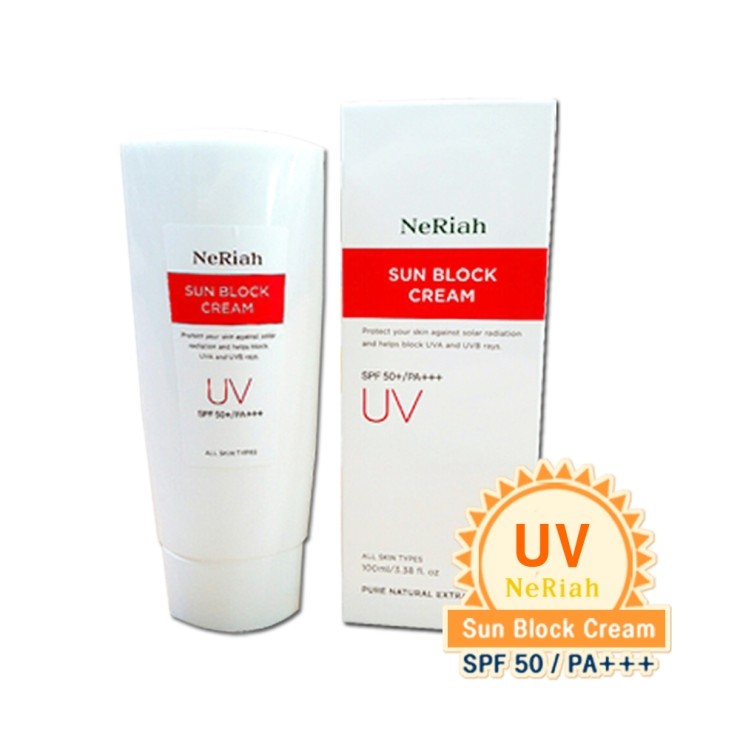  [레알상품]현대교역 썬크림 선블록 자외선크림 SPF50(PA+++)기능성 초특가100ml, 네리아썬크림(100ml)가성비 굿~ 서두르세요!