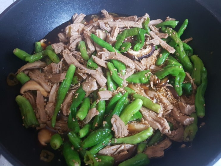  오늘의 반찬 [꽈리고추 돼지고기 장조림]