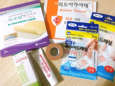 고데기 화상 관리(+물집)