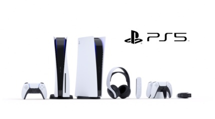 PS5 실물공개 출시일 가격 미정.