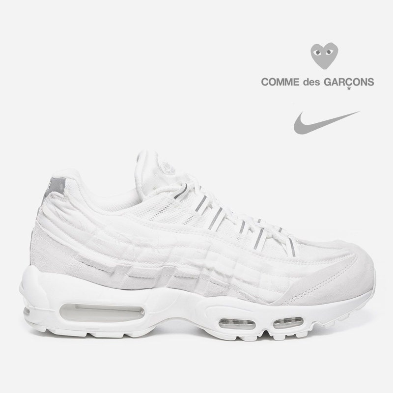 꼼데가르송 X NIKE 에어맥스95 스니커즈 WHT