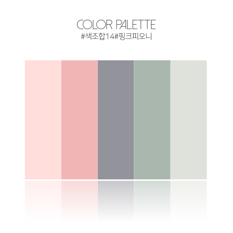  [PPT색조합#14] 핑크피오니 낭만적이고 섬세한 핑크톤 색조합