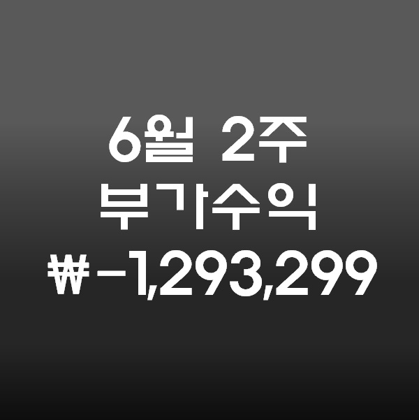  6월 2주 부가수익