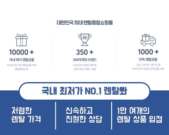  영업용 가구 렌탈로 싸고 저렴하게, 현명하게!