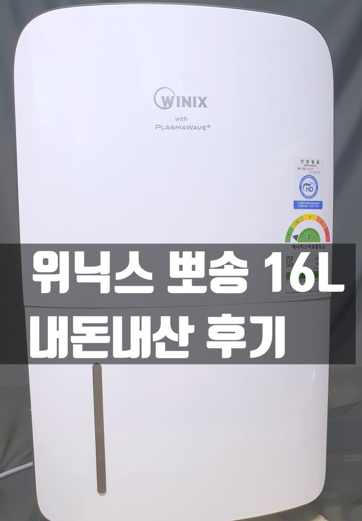  위닉스뽀송 16리터 DN2H160-IWK #여름철 장마 습기잡자!