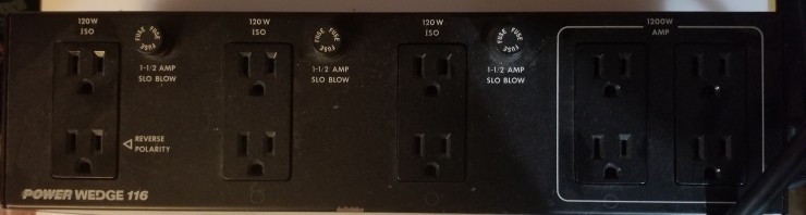  API POWER WEDGE 116 POWER CONDITIONER