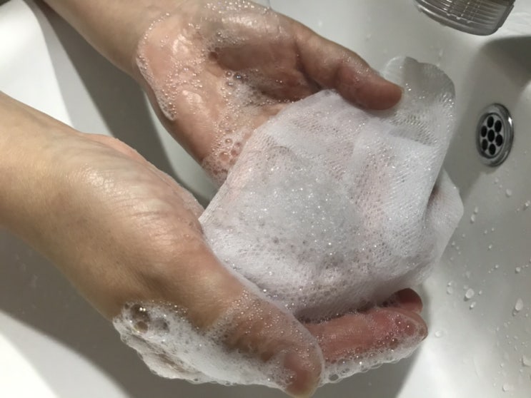  솝퓨리 친환경샴푸 거품망 안티로스 고체샴푸