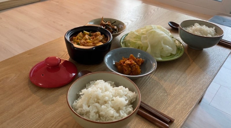 요리초보 스팸강된장 간단레시피