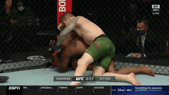 UFC APEX 2: 아이 vs 칼비요 피니시 영상(GIF) 및 뒷얘기