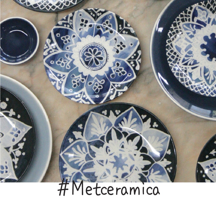 메세라미카 - 트랜디한 그래픽 테이블웨어 브랜드 - 포르투갈 Metceramica 티에라 시리즈
