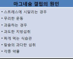  마그네슘 과다복용으로 몸에 어떤일이 일어날까