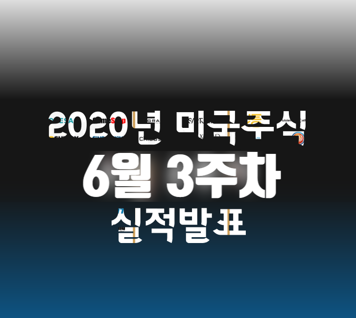  2020년 미국주식 기업 실적발표 - 6월 3주차