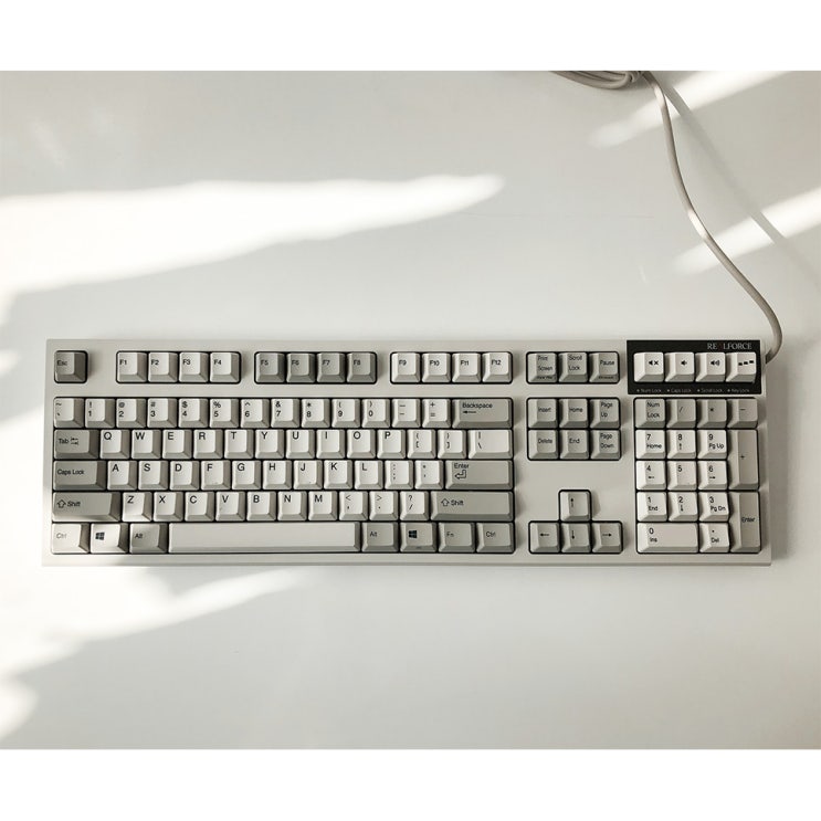  리얼포스 R2 APC 45g PFU 리미티드 에디션 화이트 간단 리뷰
