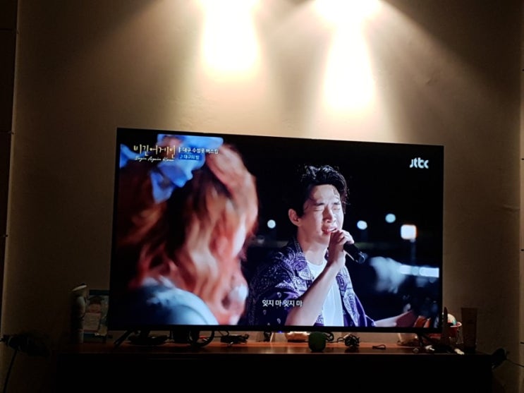  수성못 비긴어게인이 떴어요. 일하고 있어서 못보러 갔다는요...