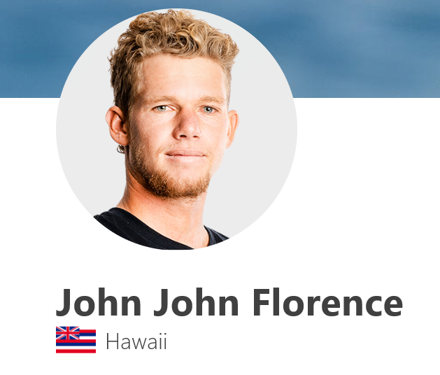 WSL 서핑 선수 - John John Florence 존존 플로렌스 JJF